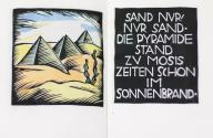 Otto Rudolf Schatz, Max Roden: Reise um die Welt, 1927, Blockbuch, aquarelliert, 12,5 × 10 cm,  ...