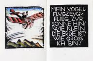 Otto Rudolf Schatz, Max Roden: Reise um die Welt, 1927, Blockbuch, aquarelliert, 12,5 × 10 cm,  ...