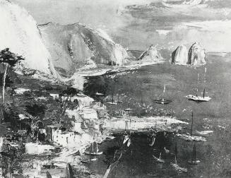 Otto Rudolf Schatz, Capri, um 1948, Öltempera auf Papier, 32,5 × 43 cm, Unbekannter Besitz