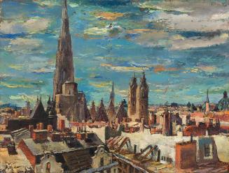 Otto Rudolf Schatz, Frühling 1945, 1945/1946, Öl auf Leinwand, 91 × 120 cm, Wien Museum, Inv.-N ...