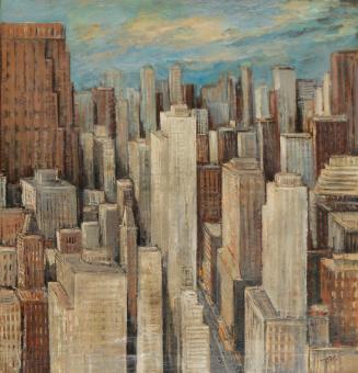 Otto Rudolf Schatz, New York, 1936 / 1937, Öl auf Leinwand, 102 × 97 cm, Unbekannter Besitz