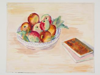 Alfred Wickenburg, Apfelstillleben, 1936, Aquarell auf Papier, Blattmaße: 49,2 × 61,1 cm, Neue  ...