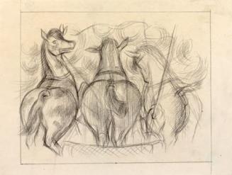 Alfred Wickenburg, Illustration zu Nikolai Gogols "Die Toten Seelen": Tschitschikovs Pferd, der ...