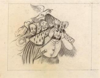 Alfred Wickenburg, Illustration zu Nikolai Gogols "Die Toten Seelen": Der russische Spitzname k ...