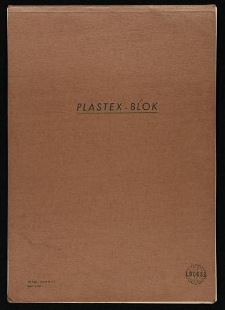 Alfred Wickenburg, Skizzenblock: PLASTEX-BLOK, 1950/1954, Kohle auf Papier, 29,7 × 20,6 cm, Pri ...