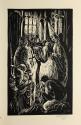 Otto Rudolf Schatz, Arthur Roessler: Die Stimmung der Gotik, 1922, Holzschnitt, 31,5 × 21 cm, P ...