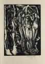Otto Rudolf Schatz, Johannes von Saatz: Der Ackermann und der Tod, 1922, Holzschnitt, 29,6 × 22 ...