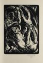 Otto Rudolf Schatz, Johannes von Saatz: Der Ackermann und der Tod, 1922, Holzschnitt, 29,6 × 22 ...