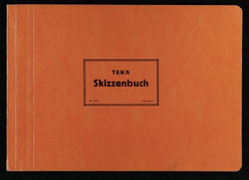 Alfred Wickenburg, TEKA Skizzenbuch Nr. 1272, um 1945, Graphit, Bleistift und Kohle auf Papier, ...