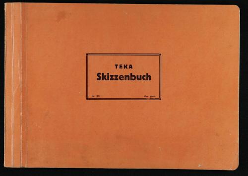 Alfred Wickenburg, TEKA Skizzenbuch Nr. 1272, 1950/1955, Graphit und Kohle auf Papier, 21 × 29, ...