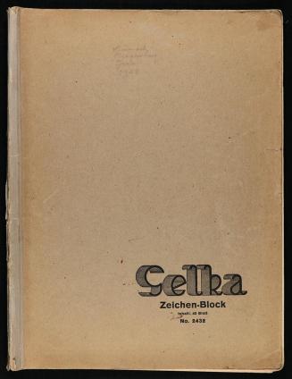 Alfred Wickenburg, Selka Zeichen-Block No. 2432: Semriach, Riegersburg, Graz, 1943, 1943, Rötel ...