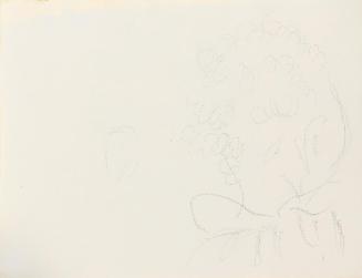 Alfred Wickenburg, Hinterkopf eines Kindes, um 1925, Graphit auf Papier, Blattmaße: 15,7 × 22,5 ...
