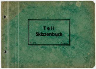 Alfred Wickenburg, Tell Skizzenbuch Nr. 1169, um 1940, Kohle auf Papier, 15 × 21 cm, Privatbesi ...