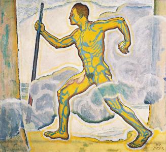Koloman Moser, Der Wanderer mit Wolken, um 1915, Öl auf Leinwand, 195,5 × 217,5 cm, Wien Museum ...