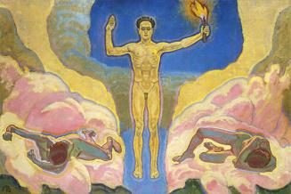 Koloman Moser, Das Licht, um 1914, Öl auf Leinwand, 123 x 180,5 cm, Privatbesitz, Italien