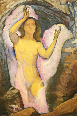 Koloman Moser, Venus in der Grotte III, 1916, Öl auf Leinwand, 150,5 × 100 cm, LENTOS Kunstmuse ...