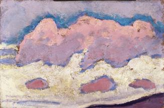 Koloman Moser, Wolkenstudie, um 1913, Öl auf Karton, 19,8 × 30 cm, Leopold Museum-Privatstiftun ...