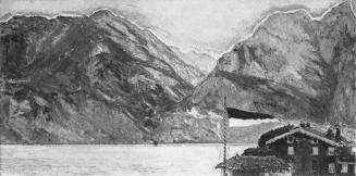 Koloman Moser, Am Gardasee, 1912, Öl auf Leinwand, Verbleib unbekannt