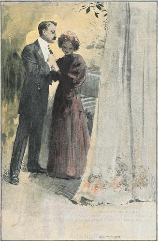 Koloman Moser, Illustration "Mein Lied", 1896, Buchdruck in Farbe, Blattmaße: 28,5 × 20,5 cm, U ...