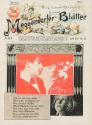 Koloman Moser, Titelblatt "Meggendorfers Humoristische Blätter", 1896, Buchdruck in Farbe, Blat ...