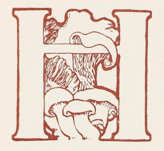 Koloman Moser, Initiale "H", 1898, Buchdruck in Farbe, Blattmaße: 29,8 × 28,8 cm, Belvedere, Wi ...