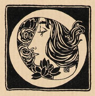 Koloman Moser, Initiale "O", 1898, Buchdruck, Blattmaße: 29,8 × 28,8 cm, Belvedere, Wien, Inv.- ...