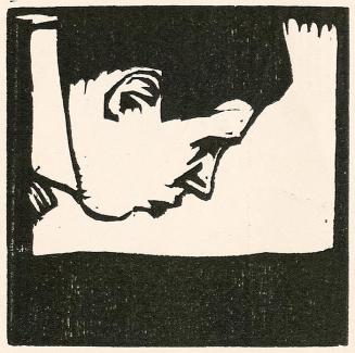 Koloman Moser, Marcus Behmer, 1902, Holzschnitt, Blattmaße: 25,5 × 23,5 cm, Belvedere, Wien, In ...