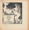 Koloman Moser, Vignette "Engel" von Arno Holz, 1898, Buchdruck, Blattmaße: 29,8 × 28,8 cm, Belv ...