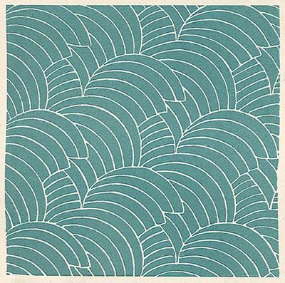 Koloman Moser, Flächenmuster, 1899, Farblithografie, Blattmaße: 29 × 28,2 cm, Staatliche Museen ...