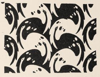 Koloman Moser, Flächenmuster "Der Vogel Bülow", 1899, Buchdruck, Blattmaße: 29 × 28,2 cm, Staat ...