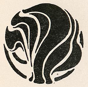 Koloman Moser, Vignette, 1899, Buchdruck, Blattmaße: 29 × 28,2 cm, Staatliche Museen zu Berlin  ...