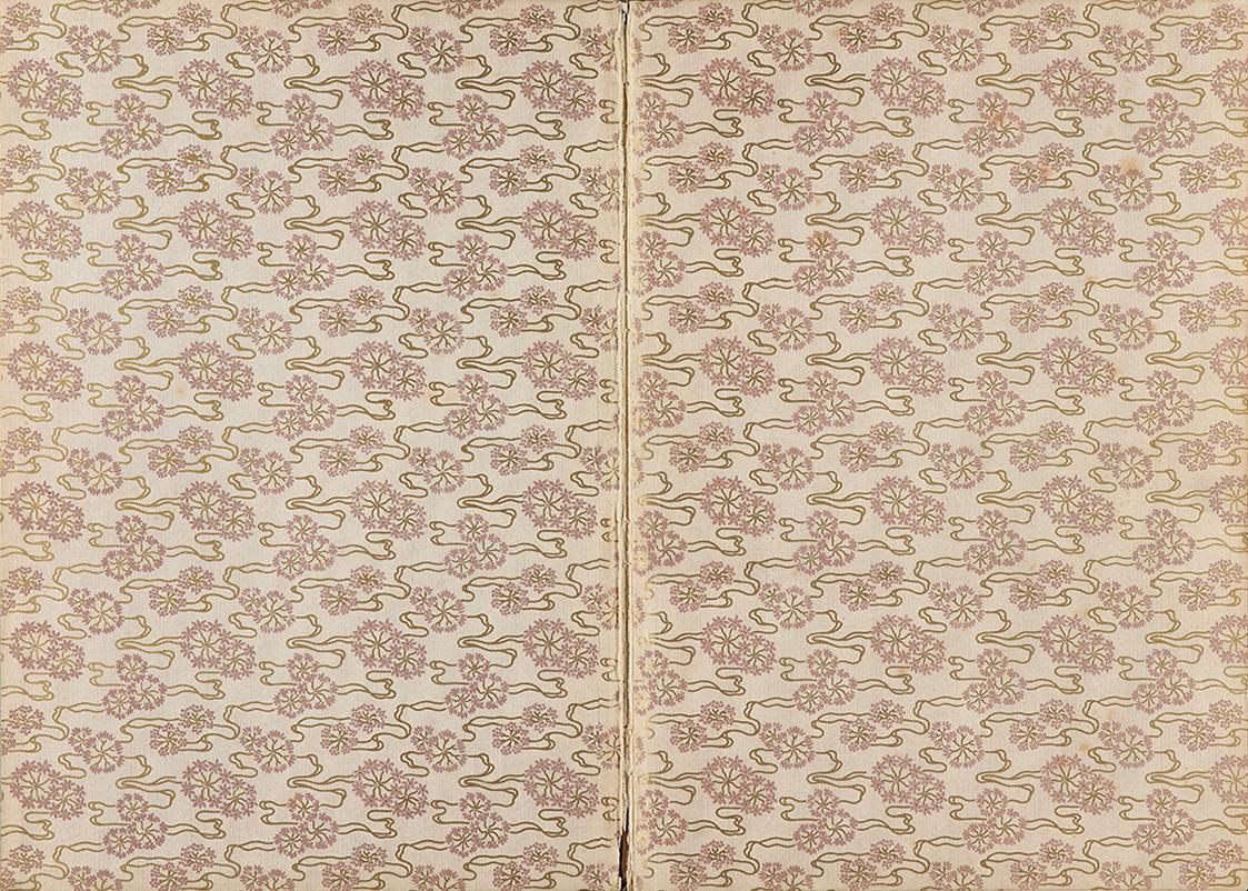Koloman Moser, Vorsatzpapier, 1903, Buchdruck in Farbe, 26,5 × 36,5 cm, Belvedere, Wien, Inv.-N ...