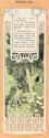 Koloman Moser, IIlustration "Glückliche Liebe", 1898, Buchdruck in Farbe, Blattmaße: 28,5 × 20, ...