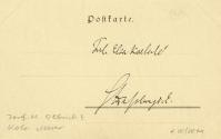 Koloman Moser, Wiener Künstler-Postkarte Serie II / 10, 1898, Farblithografie, Blattmaße: 14 ×  ...