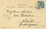 Koloman Moser, Wiener Künstler-Postkarte Serie I / 9, 1898, Farblithografie, Blattmaße: 14 × 9  ...