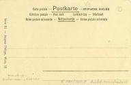 Koloman Moser, Wiener Künstler-Postkarte Serie III / 7, 1898, Farblithografie mit Goldfarbe, Bl ...