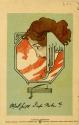 Koloman Moser, Wiener Künstler-Postkarte Serie III / 4, 1898, Farblithografie, Blattmaße: 14 ×  ...