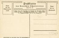 Koloman Moser, Postkarte "Deutscher Schul-Verein", 1910, Farblithografie, Blattmaße: 14 × 9 cm, ...