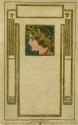 Koloman Moser, Wiener Künstler-Postkarte Serie I / 1, 1898, Farblithografie, Blattmaße: 14 × 9  ...