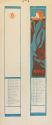 Koloman Moser, August, 1901, Farblithografie, Blattmaße: 43 × 9,5 cm, Universität für angewandt ...
