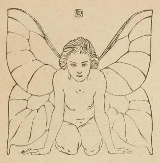 Koloman Moser, Vignette, 1898, Buchdruck, Blattmaße: 29 × 10,4 cm, Belvedere, Wien, Inv.-Nr. K1 ...