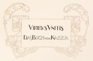 Koloman Moser, Vignette, 1898, Lithografie, Blattmaße: 44,7 × 35 cm, Universitätsbibliothek Uni ...