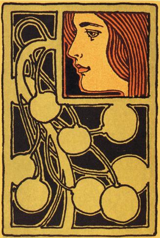 Koloman Moser, Vignette für die Schreibwarenfirma "Theyer & Hardtmuth", um 1899, Farblithografi ...