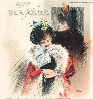 Koloman Moser, Titelblatt "Meggendorfers Humoristische Blätter", 1894, Buchdruck in Farbe, Blat ...