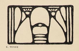 Koloman Moser, Vignette, 1900, Buchdruck, Blattmaße: 30 × 8 cm, Belvedere, Wien, Inv.-Nr. K2873 ...