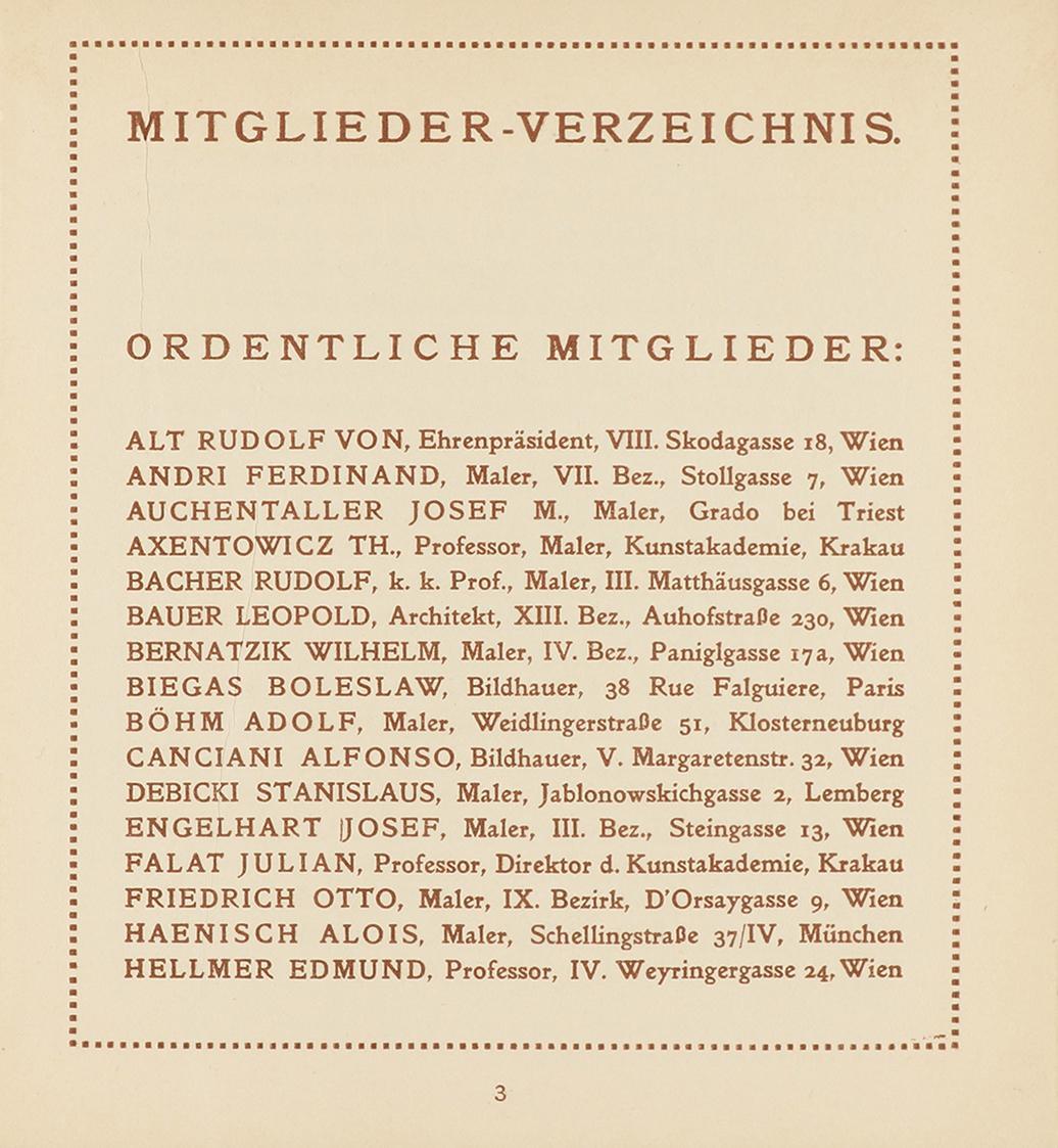 Koloman Moser, Buchschmuck, 1904, Buchdruck in Farbe, 18 × 15,5 cm, Belvedere, Wien, Inv.-Nr. K ...