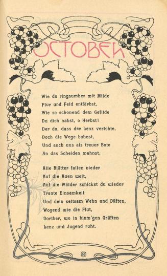 Koloman Moser, Bücher (1895–1915), 1900, Buchdruck in Farbe, Blattmaße: 13,1 × 8,2 cm, Wienbibl ...