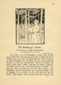 Koloman Moser, Illustration "Die Grubegger Roserl" von Hans Fraungruber, 1895, Buchdruck, Blatt ...