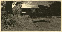 Koloman Moser, Illustration "Der Sarg" von Karl Hilber, 1895, Buchdruck, Blattmaße: 19,5 × 14 c ...