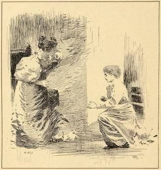 Koloman Moser, Illustration "Durch die Schrecken der Wildnis" von Julius M. Thetter, 1896, Buch ...